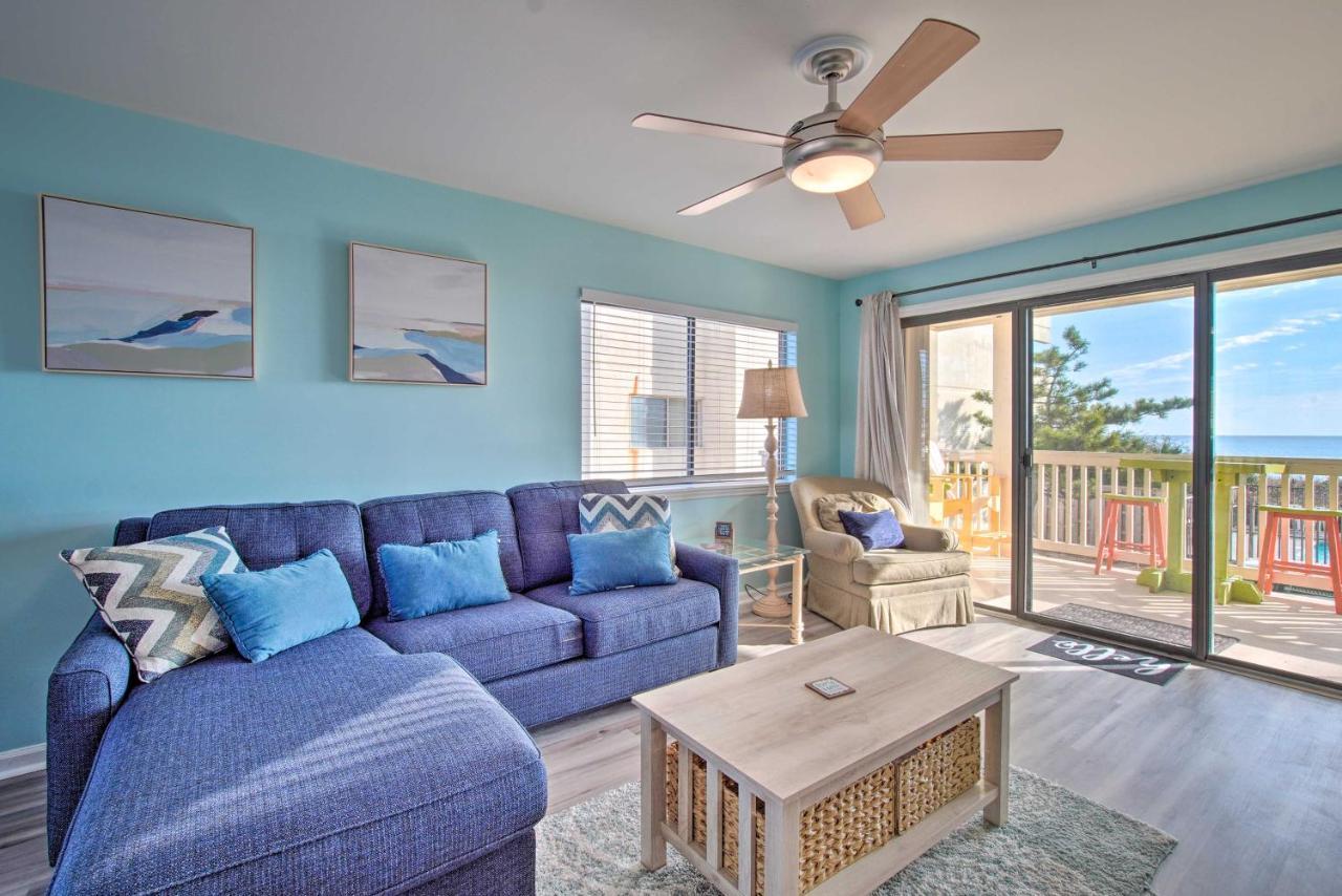 Ocean-View Condo With Deck, Steps To Carolina Beach! Buitenkant foto