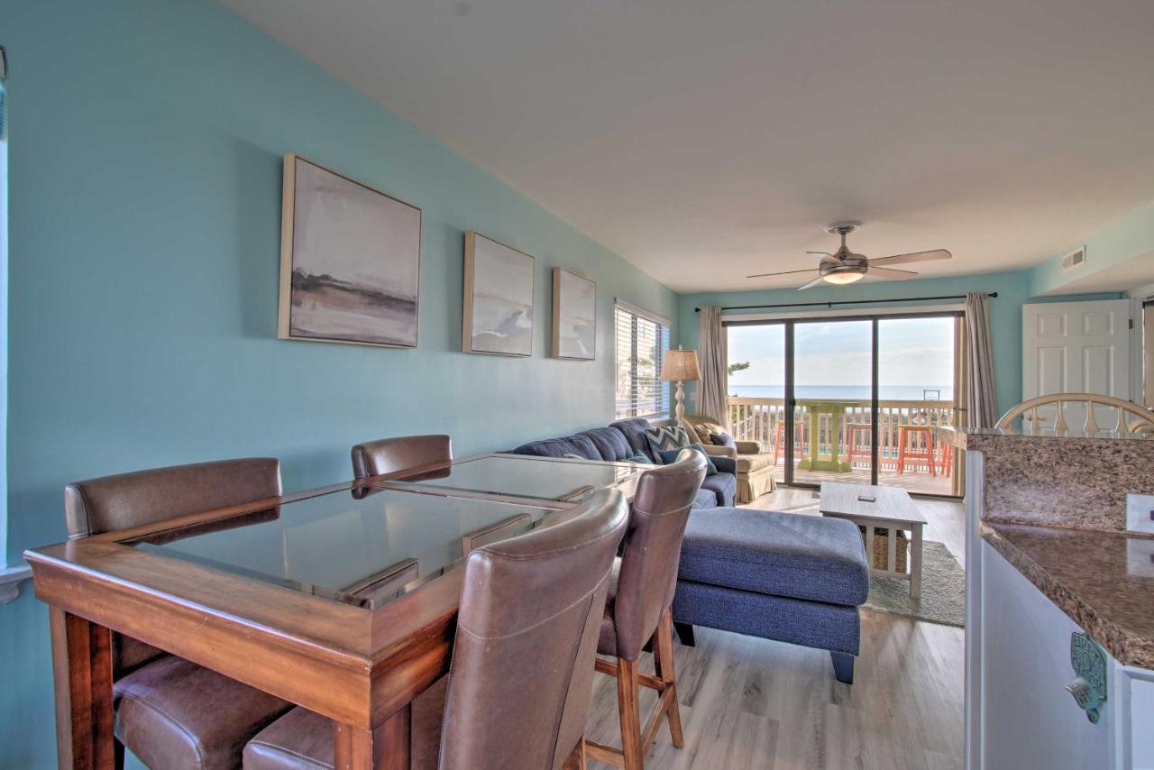 Ocean-View Condo With Deck, Steps To Carolina Beach! Buitenkant foto