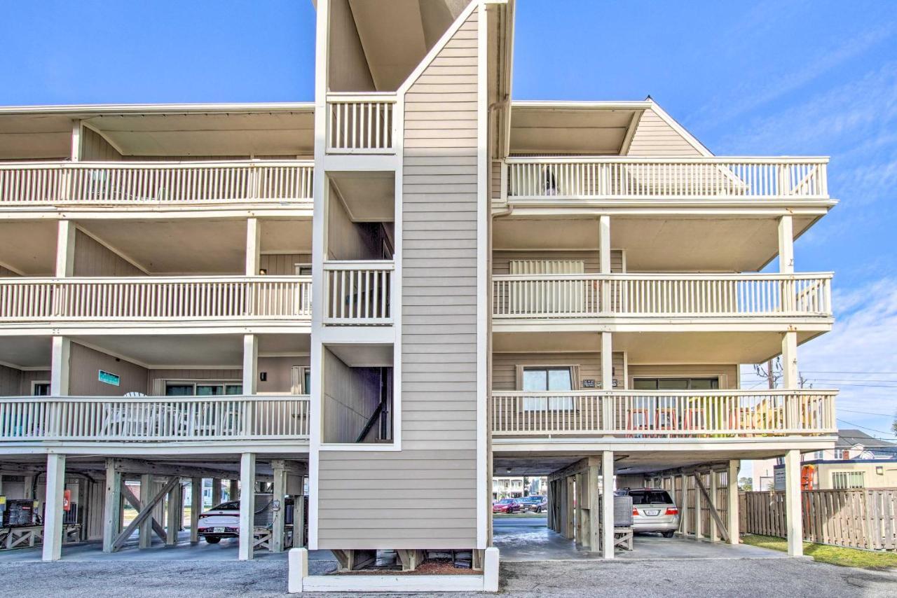 Ocean-View Condo With Deck, Steps To Carolina Beach! Buitenkant foto