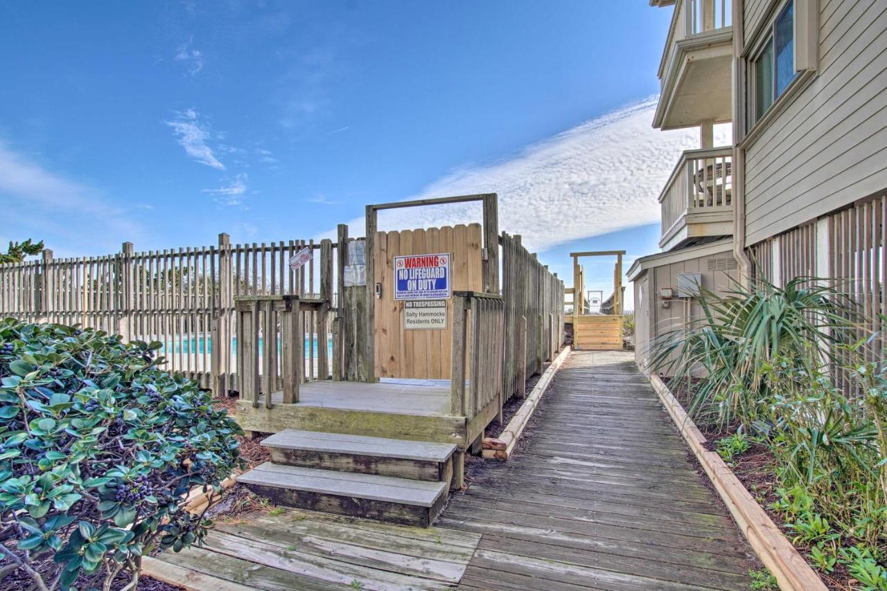 Ocean-View Condo With Deck, Steps To Carolina Beach! Buitenkant foto