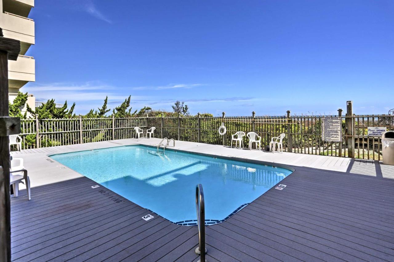 Ocean-View Condo With Deck, Steps To Carolina Beach! Buitenkant foto